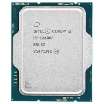 Процессор Intel Core i5-12400F Alder Lake (2500MHz, LGA1700, L3 18Mb), oem