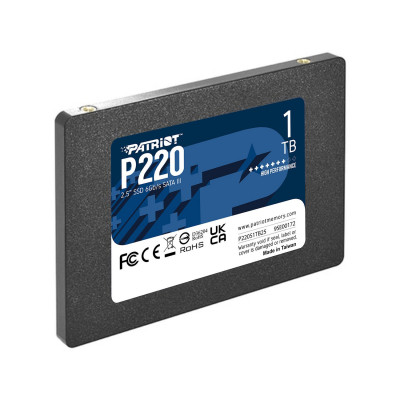 Твердотельный накопитель SSD 1 Tb SATA 6Gb/s Patriot P220 P220S1TB25 2.5