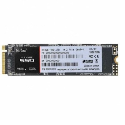 Твердотельный накопитель SSD 1Tb, M.2 2280, Netac N930E Pro, NVMe, PCIe 3x4, 2130R/1720W