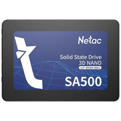 Твердотельный накопитель SSD 1Tb, SATA 6 Gb/s, Netac SA500, 2.5