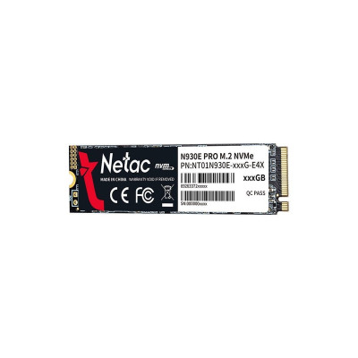 Твердотельный накопитель SSD 256Gb, M.2 2280, Netac N930E Pro, NVMe, PCIe 3x4, 2040R/1270W