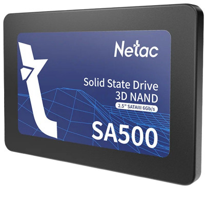 Твердотельный накопитель SSD 256Gb, SATA 6 Gb/s, Netac SA500, 2.5