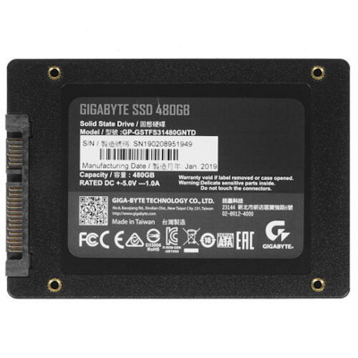 Твердотельный накопитель SSD 480 Gb SATA 6Gb/s GIGABYTE  GP-GSTFS31480GNTD  2.5
