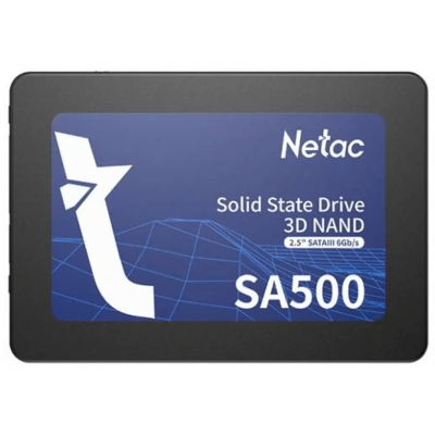 Твердотельный накопитель SSD 480Gb, SATA 6 Gb/s, Netac SA500, 2.5
