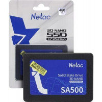 Твердотельный накопитель SSD 480Gb, SATA 6 Gb/s, Netac SA500, 2.5
