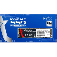 Твердотельный накопитель SSD 512Gb, M.2 2280, Netac N930E Pro, NVMe, PCIe 3x4, 2080R/1700W Твердотельный накопитель SSD 512Gb, M.2 2280, Netac N930E Pro, NVMe, PCIe 3x4, 2080R/1700W