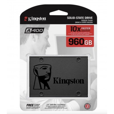 Твердотельный накопитель SSD 960 Gb SATA 6Gb/s Kingston A400 SA400S37/960G 2.5 Твердотельный накопитель SSD 960 Gb SATA 6Gb/s Kingston A400 SA400S37/960G 2.5