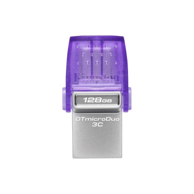 Флэш-накопитель Kingston 128Gb USB3.2+Type-C Data Traveler MicroDuo 3C (Metal) Флэш-накопитель Kingston 128Gb USB3.2+Type-C Data Traveler MicroDuo 3C (Metal)