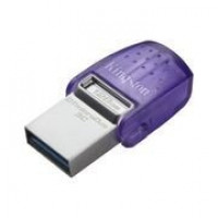 Флэш-накопитель Kingston 128Gb USB3.2+Type-C Data Traveler MicroDuo 3C (Metal)