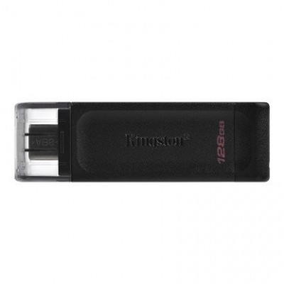 Флэш-накопитель Kingston 128Gb USB-C 3.2 Data Traveler 70 (Black)