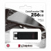 Флэш-накопитель Kingston 256Gb USB-C 3.2 Data Traveler 70 (Black) Флэш-накопитель Kingston 256Gb USB-C 3.2 Data Traveler 70 (Black)