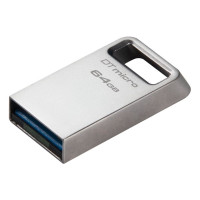 Флэш-накопитель Kingston 64Gb USB3.2 Gen1 Data Traveler Micro 3.2 USB (Metal case)