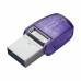 Флэш-накопитель Kingston 64Gb USB3.2+Type-C Data Traveler MicroDuo 3C (Metal)