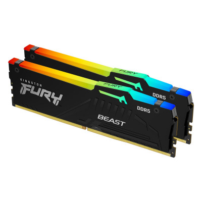 Модуль памяти Kingston Fury Beast RGB EXPO KF556C36BBEAK2-16 DDR5 DIMM 16G KIT (2x8) 5600MHz CL36 Модуль памяти Kingston Fury Beast RGB EXPO KF556C36BBEAK2-16 DDR5 DIMM 16G KIT (2x8) 5600MHz CL36