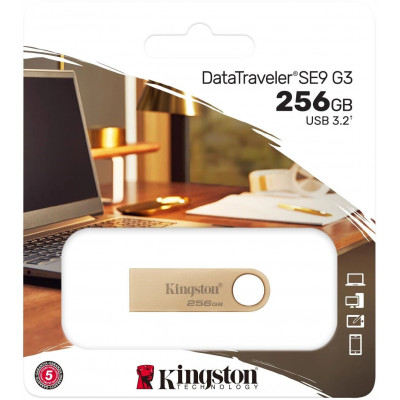 Флэш-накопитель Kingston 256Gb USB3.2 Gen1 Data Traveler SE9 (Gold Metal Case) Флэш-накопитель Kingston 256Gb USB3.2 Gen1 Data Traveler SE9 (Gold Metal Case)