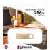 Флэш-накопитель Kingston 256Gb USB3.2 Gen1 Data Traveler SE9 (Gold Metal Case)