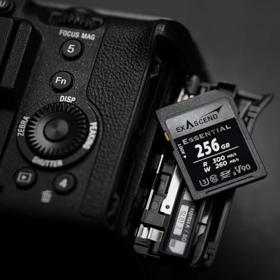 Карта памяти SD Exascend Essential, 256Gb, SDXC II, UHS-II (V90), R300/W260 Карта памяти SD Exascend Essential, 256Gb, SDXC II, UHS-II (V90), R300/W260