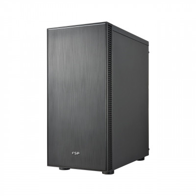 Компьютерный корпус FSP CMT223S (Silent tower), Без БП, 2xUSB3.0/1xType-C, 4xFAN120mm, Black, ATX