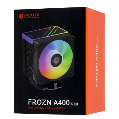 Кулер для процессора ID-Cooling FROZN A400 ARGB, S1851/1700/1200/115x/AMD, 180W, 500-2000rpm, 4pin