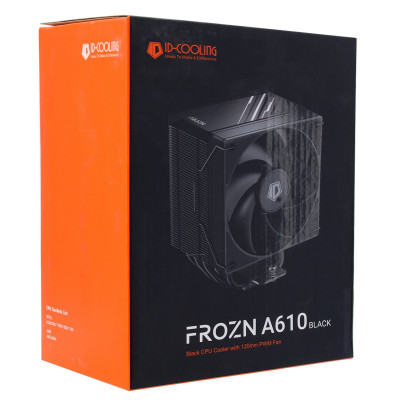 Кулер для процессора ID-Cooling FROZN A610 BLACK, S1851/1700/1200/115x/AMD, 250W, 500-2000rpm, 4pin