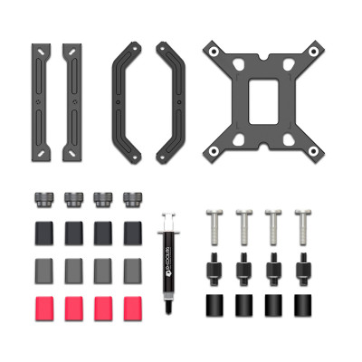 Кулер для процессора ID-Cooling FROZN A610 BLACK, S1851/1700/1200/115x/AMD, 250W, 500-2000rpm, 4pin