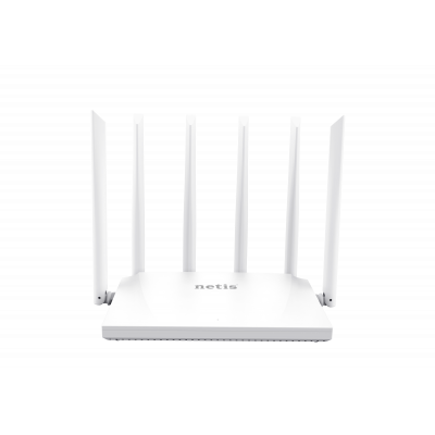 Wi-Fi роутер Netis NC63, WiFi 5, AC1200, 300+867Мбит/с, 6x5dBi, TR-069, Mesh, IPTV, GWAN, 3xGLAN
