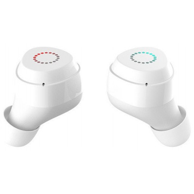 Наушники беспроводные Netac LK55, BT5.3, 4.8g, 9/18h, 0.055/0.3Ah, защита IPX4, clear voice, White