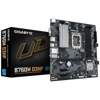 Материнская плата GIGABYTE B760M D3HP, LGA1700, B760, PCIe4.0, 4xDDR5, D-SUB+HDMI+DP, 2xM.2, mATX