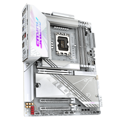 Материнская плата GIGABYTE Z890 AORUS PRO ICE, LGA1851, Z890, 4xDDR5, PCIe5.0, HDMI+USB4, 5xM.2, ATX