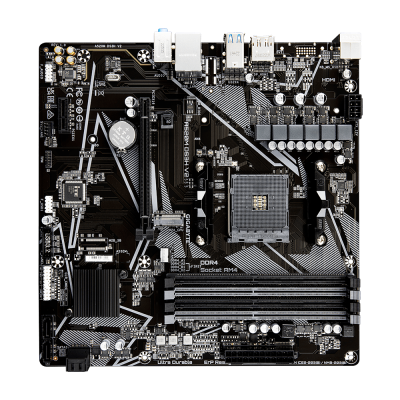 Материнская плата GIGABYTE A520M DS3H V2, AM4, 4xDDR4, PCIe3.0, DVI+HDMI, 4xSATA, M.2, GLAN, mATX