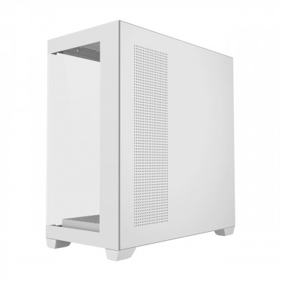 Компьютерный корпус FSP M340, Без БП, 2xUSB3.0, Type-C, 4xFAN120 ARGB, 2xGlass, White, ATX