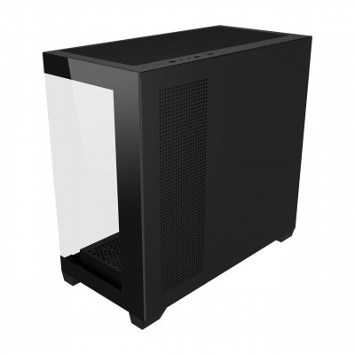 Компьютерный корпус FSP S340, Без БП, 2xUSB3.0, 3xFAN120 ARGB, 2xGlass, Black, ATX