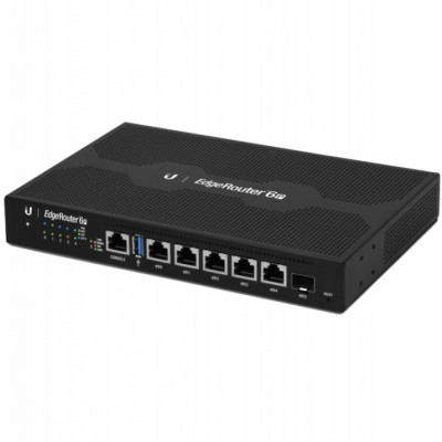 Маршрутизатор Ubiquiti EdgeRouter 6P, 5x1000 LAN POE, 1x1000 SFP