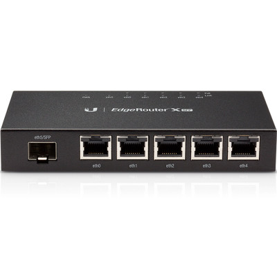 Маршрутизатор Ubiquiti EdgeRouter X SFP, 5x1000 LAN, 1xSFP, Passive PoE