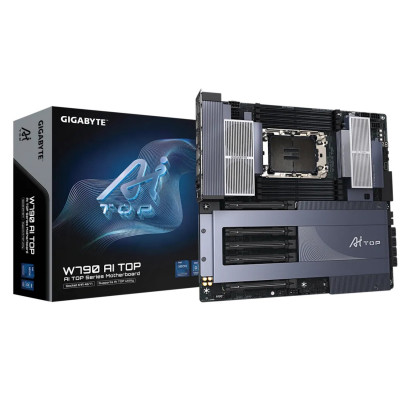 Материнская плата GIGABYTE W790 AI TOP, LGA4677, 8xDDR5, DP+USB4, 5xPCIe5.0, 6xM2, E-ATX