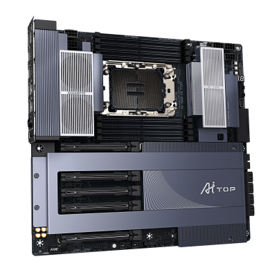 Материнская плата GIGABYTE W790 AI TOP, LGA4677, 8xDDR5, DP+USB4, 5xPCIe5.0, 6xM2, E-ATX