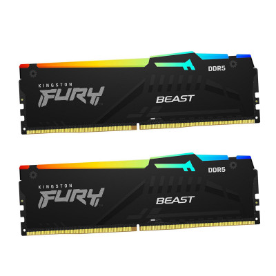 Модуль памяти Kingston Fury Beast RGB EXPO KF560C36BBE2AK2-32 DDR5 DIMM 32G KIT (2x16) 6000MHz CL36 Модуль памяти Kingston Fury Beast RGB EXPO KF560C36BBE2AK2-32 DDR5 DIMM 32G KIT (2x16) 6000MHz CL36