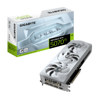 Видеокарта GIGABYTE GeForce RTX 5070 Ti EAGLE OC ICE SFF 16G, 16Gb/256bit, 1хHDMI+3xDP, PCIe5.0
