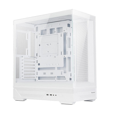 Компьютерный корпус Huntkey MVP Destiny, Без БП, 0.7mm, 1xType C, 2xUSB3.0, HD-Audio, ATX, White