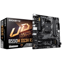 Материнская плата GIGABYTE B550M DS3H R2, AM4, 4xDDR4, PCIe4.0, DP+HDMI, 2xM.2, GLAN, mATX Материнская плата GIGABYTE B550M DS3H R2, AM4, 4xDDR4, PCIe4.0, DP+HDMI, 2xM.2, GLAN, mATX