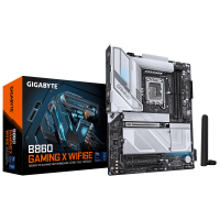 Материнская плата GIGABYTE B860 GAMING X WIFI6E, LGA1851, 4xDDR5, PCIe5.0, HDMI+DP+USB4, 2xM.2, ATX
