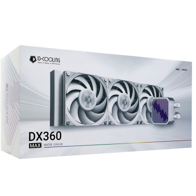 Водяное охлаждение ID-Cooling DX360 MAX White, Water Cooler Max for S1700/1200/1851/115x/AMD