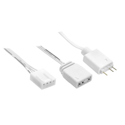 Кулер для корпуса ID-Cooling NO-12015-XT-ARGB SNOW, 12cm, 500-2000rpm, 54.6CFM, 13.8-31.2dBA, 4pin