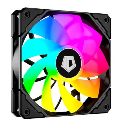 Кулер для корпуса ID-Cooling TF-12025-PRO ARGB REVERSE, 12cm, 500-1800rpm, 82.5CFM, 4+3pin