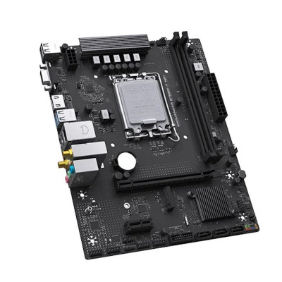 Материнская плата MaxSun Challenger B760M-F WIFI, LGA1700, 2xDDR4, PCIe4.0, HDMI+VGA, M.2, mATX