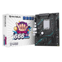 Материнская плата MaxSun MS-H610M 666 WIFI6 ARGB, LGA1700 H610, 2xDDR4, PCIe4.0, HDMI+VGA, M.2, mATX Материнская плата MaxSun MS-H610M 666 WIFI6 ARGB, LGA1700 H610, 2xDDR4, PCIe4.0, HDMI+VGA, M.2, mATX