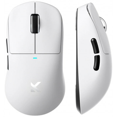 Мышь MCHOSE M7 Ultra, PAW3950-42Kdpi, 8000Hz, 500mAh, 2.4/BT/USB, 5buttons-60M, Light(55g), White