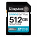 Карта памяти SD, Kingston Canvas Go! Plus, 512GB, SDG4/512GB, Class 10, UHS-I, R200/W160