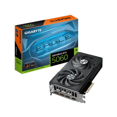 Видеокарта GIGABYTE GeForce RTX 5060 EAGLE OC 8G, 8Gb/128bit, 1хHDMI+3xDP, PCIe5.0