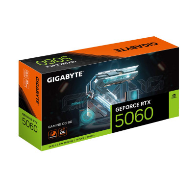 Видеокарта GIGABYTE GeForce RTX 5060 GAMING OC 8G, 8Gb/128bit, 1хHDMI+3xDP, PCIe5.0
